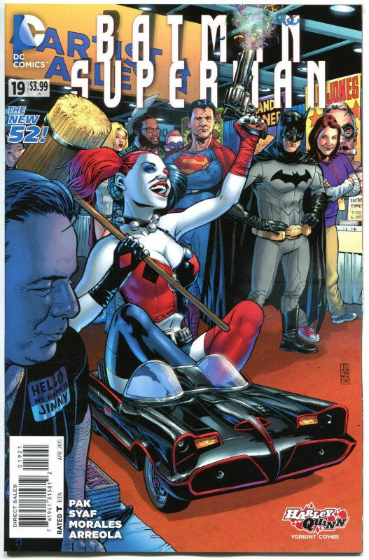 BATMAN / SUPERMAN #19, NM, Harley Quinn, 2013, New 52, Variant, more HQ in store