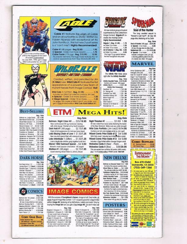 Spirits Of Vengeance #1 FN/VF Marvel Comics Comic Book Ghost Rider Aug 1991 DE48