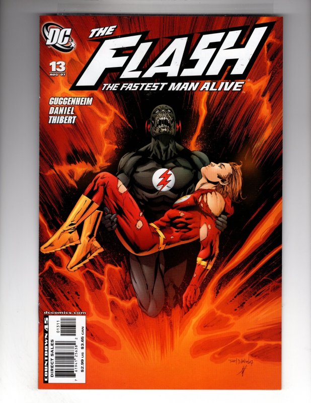 The Flash: The Fastest Man Alive #13 Variant Cover (2007)    / ECA1