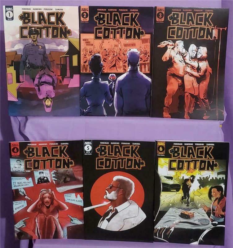 BLACK COTTON #1 - 6 1st Print Alternate Reality (Scout, 2021)! 850015763335