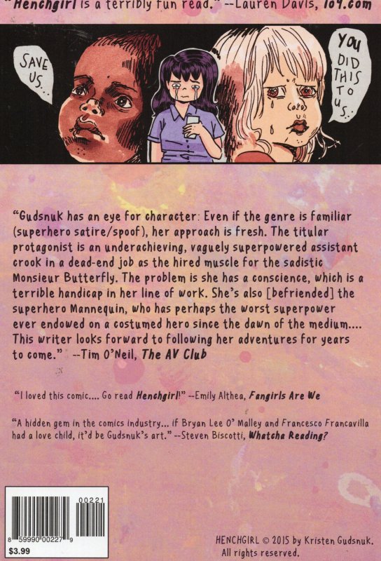 Henchgirl #2 Terrific Con Cover (2015) Scout Comics Comic Book Grade NM+ 9.6/9.8