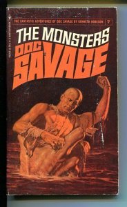 PULP:  DOC SAVAGE-THE MONSTERS-#7-ROBESON-G-COVER JAMES BAMA- G