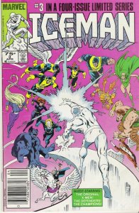 Iceman #1-4 (1984)  complete set  #1 VF/NM, #2 VF/NM, #3 FN-, #4 VF