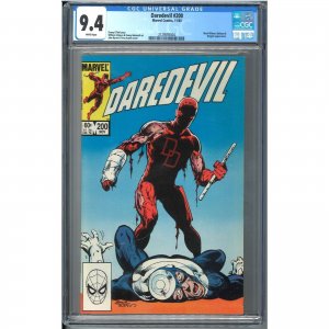 Daredevil #200 CGC 9.4 Black Widow, Bullseye & Kingpin, Denny O'Neil Sto...