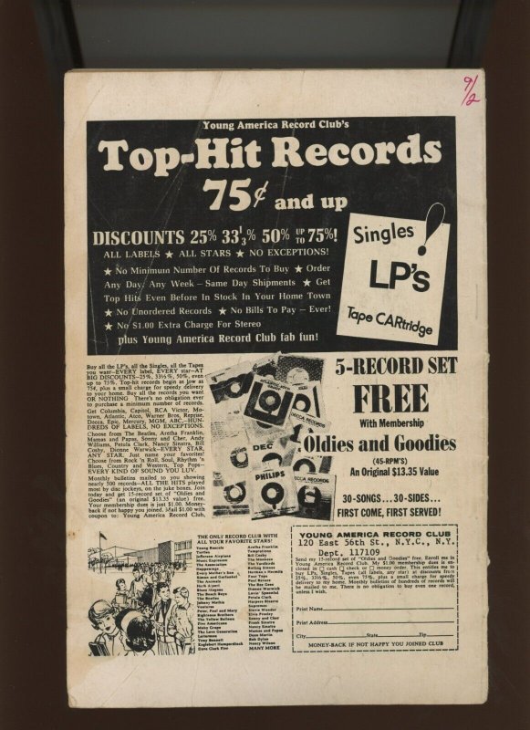 (1969) T.H.U.N.D.E.R. Agents #20: SILVER AGE! (3.0/3.5)