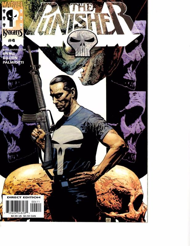 Lot Of 2 Marvel Comic Book The Punisher #3 4 KS11