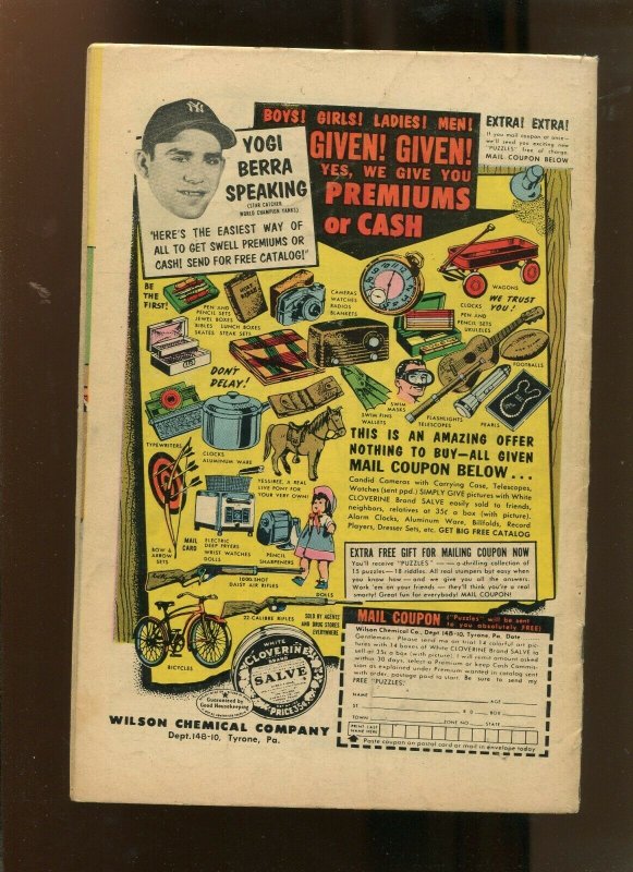 JOURNEY INTO UNKNOWN WORLDS #58 (4.5) GRAVEYARD! 1957