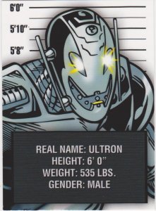 2015 Avengers Silver Age Trading Cards-Classic Villains #CV12 Ultron