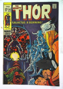 Thor (1966 series)  #162, Fine- (Actual scan)