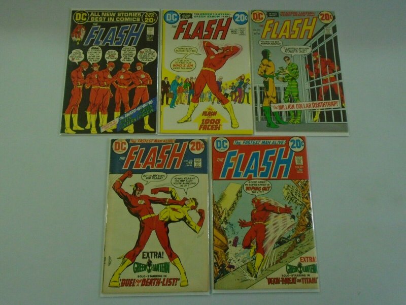 Flash lot 9 different 20c covers from #217-228 avg 5.0 VG FN (1972-74 1st Series