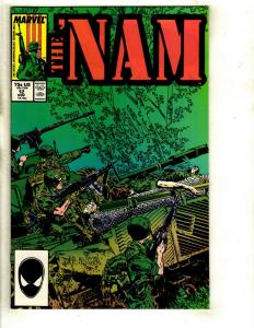 Lot of 12 The 'Nam Marvel Comic Books 1 2 3 4 5 6 7 8 9 10 11 12 Vietnam War DS1