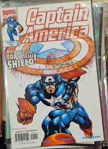 Captain America Vol 3 #9 1998 marvel disney steve rogers NEW SHIELD KEY
