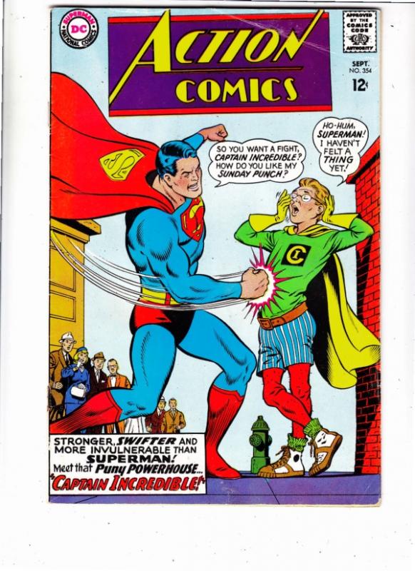 Action Comics #354 (Sep-67) FN+ Mid-High-Grade Superman