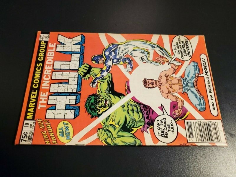 Incredible Hulk Annual #10 (1981) F 6.0 UPC Captain Universe story|