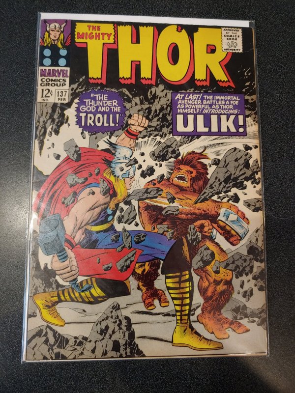 THOR #137 SILVER AGE CLASSIC FINE+