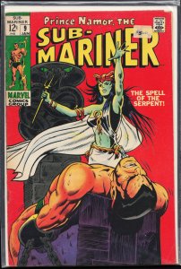 Sub-Mariner #9 (1969) Namor the Sub-Mariner [Key Issue]