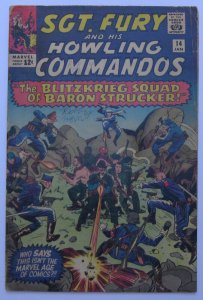 Sgt. Fury & His Howling Commandos 14 (Jan 1965 Marvel) VG (4.0) 1st Blitz Squad