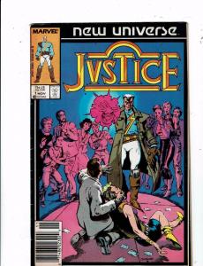 Lot of 5 Justice Marvel Comic Books #1 2 3 4 5 BH45 