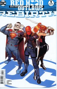 Red Hood & The Outlaws Rebirth 1  Variant 9.0 (our highest grade)