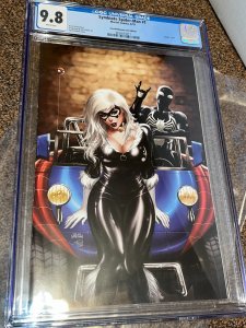 Symbiote Spider-Man 1,  Tyler Kirkham Virgin Variant, Black Cat, CGC Graded 9.8
