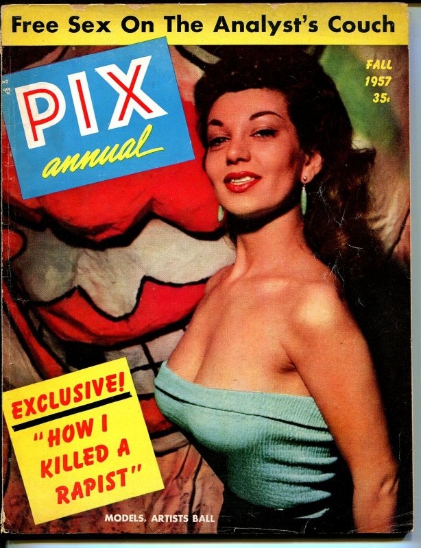 Pix Annual-Fall 1957-Exploitation-pulp fiction-cheesecake pix-Blaze Starr-VG+ 