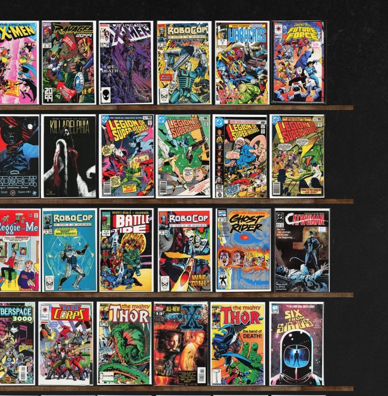 Huge Lot 140+ Comics with Legion Of Super Heroes, Daredevil & More!