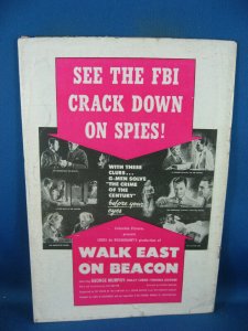 MOTION PICTURE COMICS 113 VG WALK EAST ON BEACON PHOTO CVR 1952