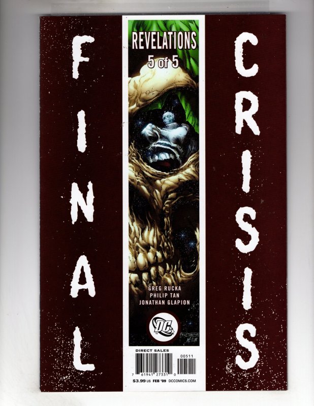 Final Crisis: Legion of Three Worlds #5 Sliver Cover (2009)       / GMA2