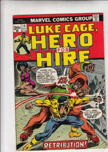 Luke Cage Hero for Hire #14 (Oct-73) NM- High-Grade Luke Cage