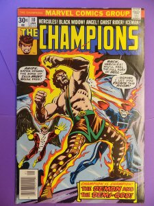 CHAMPIONS # 10 MARVEL BLACK WIDOW GHOST RIDER HOT