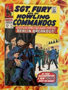 Sgt. Fury #35 (1966) - Hitler Cover - High Grade !