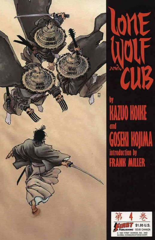 Lone Wolf and Cub #4 FN; First | save on shipping - details inside