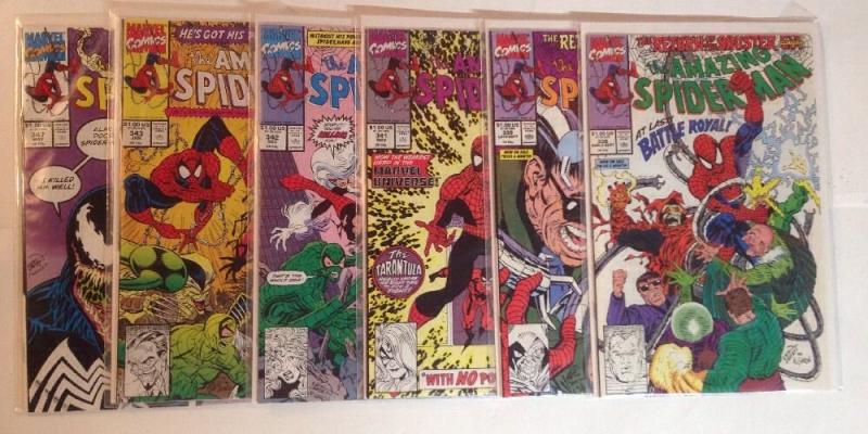 Amazing Spider-man 338 339 341 342 343 347 Near Mint Lot Set Run