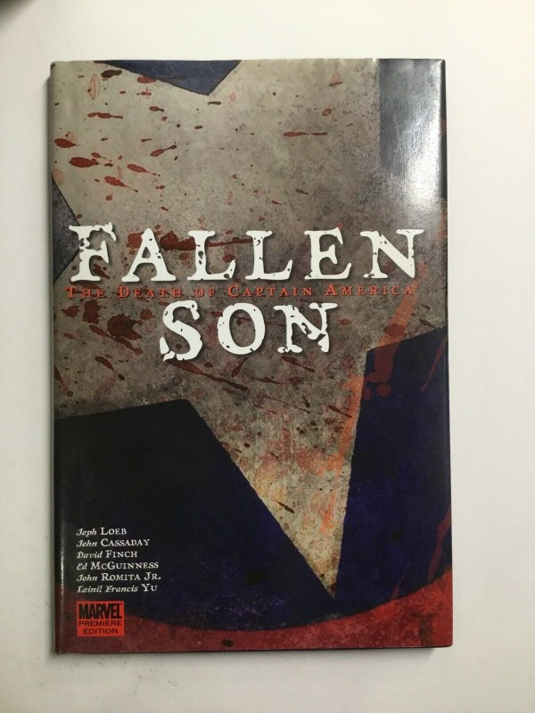 Fallen Son The Death Of Captain America Tpb Hardcover Hc Near Mint Nm Marvel