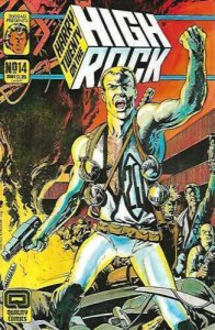 High Rock, Harry Twenty on the #14 IPC Quality Comics July Jul 1987 (VF+)
