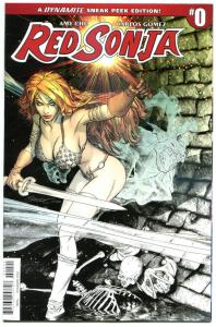 RED SONJA #0, VF/NM, Variant, Peterson, Chu, Gomez, 2016, more RS in store