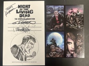 NIGHT OF THE LIVING DEAD COMPLETE COLLECTED HC (LTD TO 200) 3X SIGNED BOOKPLATE