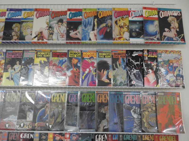 Huge lot 170+ Comics W/ Grendel, Alien, Predator & More Avg VF Condition!