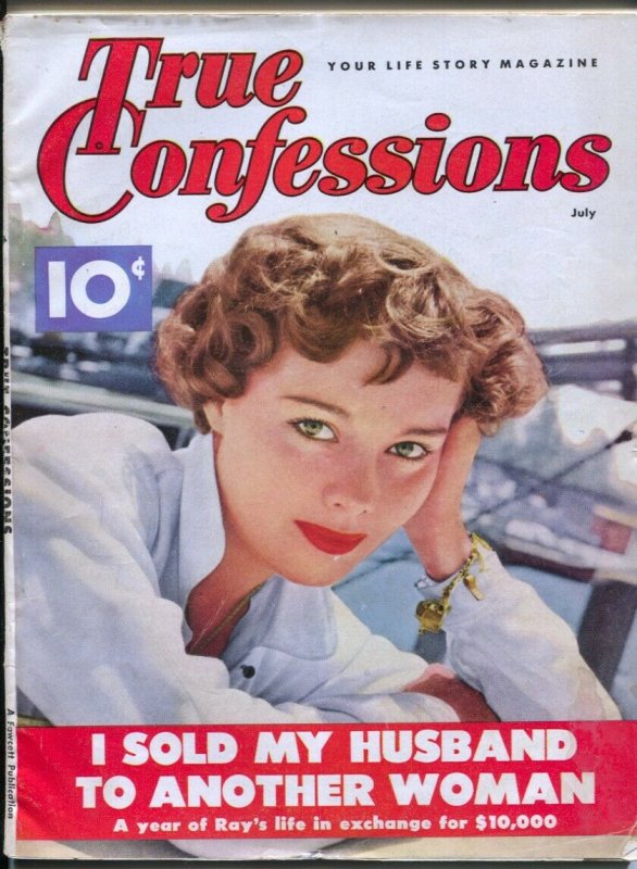 True Confessions 5/1965-pin-up girl photo cover-exploitation-spicy pulp thril...