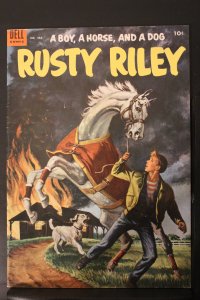 Four Color #486 (1953) High-Grade VF/NM Rusty Riley Horse Cover Oregon CERT Wow!