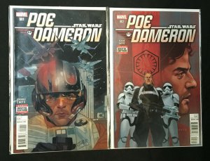STAR WARS POE DAMERON #1-18 SET VF-NM MARVEL