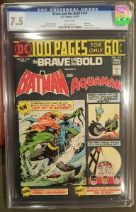 Brave and the Bold #114 (1974) CGC 7.5 VF-
