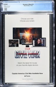 Uncanny X-Men #13 (11/16) Graded CGC 9.4