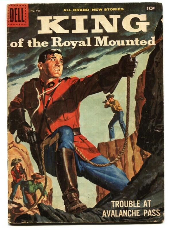 Four Color #935-King of The Royal Mounted 1958-Dell-Zane Grey-VG