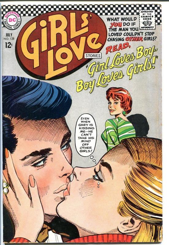 GIRLS' LOVE STORIES #128-DC ROMANCE VG/FN