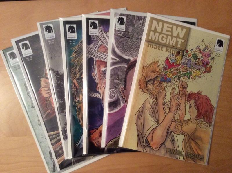 MIND MGMT 1 - 24, 26, 29-33 NEW MGMT 1, 1ST PRINTS, KINDT, RIDLEY SCOTT