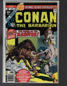 Conan the Barbarian #4 Annual (Marvel, 1977)