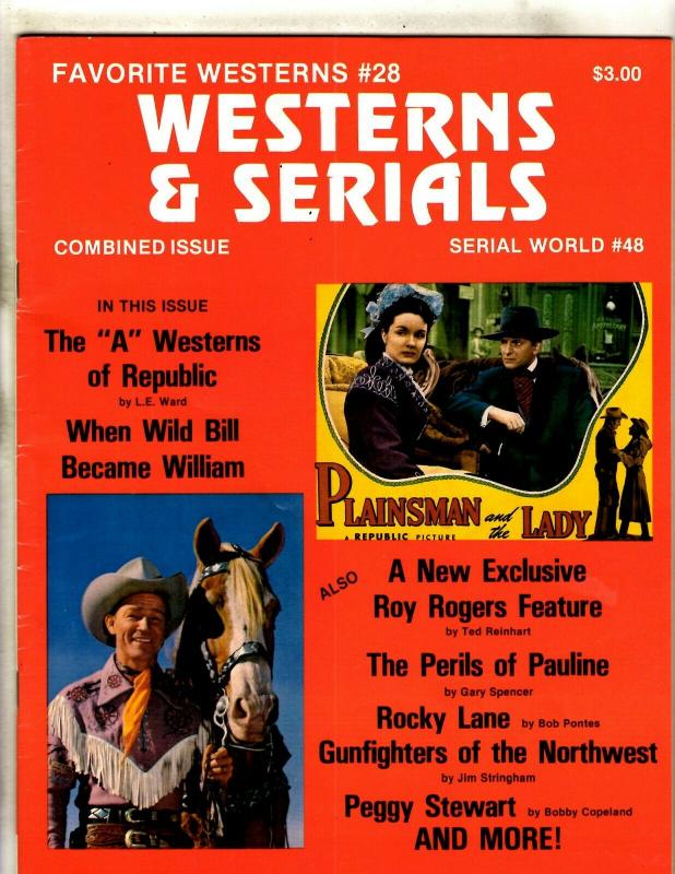 Westerns & Serials Favorite Western # 28 Serial World 48 Magazine Book Wild JK1 