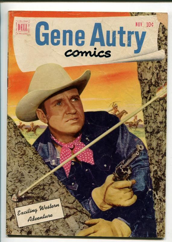 GENE AUTRY #57-1951-DELL-WESTERN-PHOTO COVERS-MOVIE-TV-good/vg