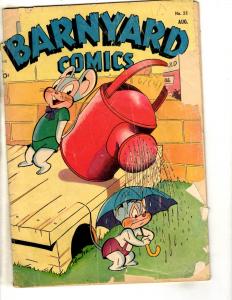 Barnyard Comics # 25 VG- Comic Book Funny Animal Golden Age 1949 Frazetta JL17